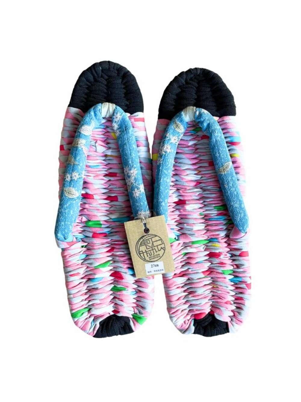 RARE NEW‎ Shizukuishi Mingeisha Nuno-zori Handmade Japanese Slippers Flip Flops